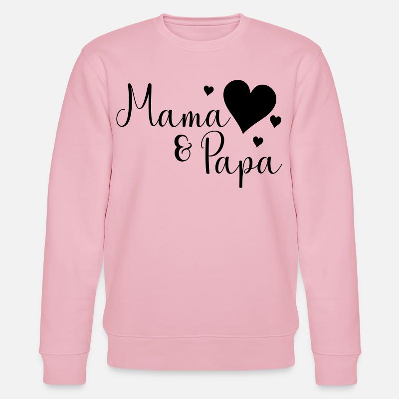 Maman et papa - Sweat bio CHANGER Stanley/Stella Unisexe - rose pâle