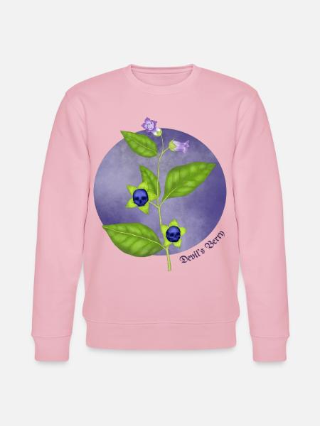 Devil's Berry - Stanley/Stella CHANGER Unisex Organic Sweatshirt - cotton pink