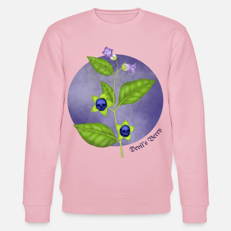 Teufelsbeere - Stanley/Stella Unisex Bio-Sweatshirt CHANGER  - Hellrosa
