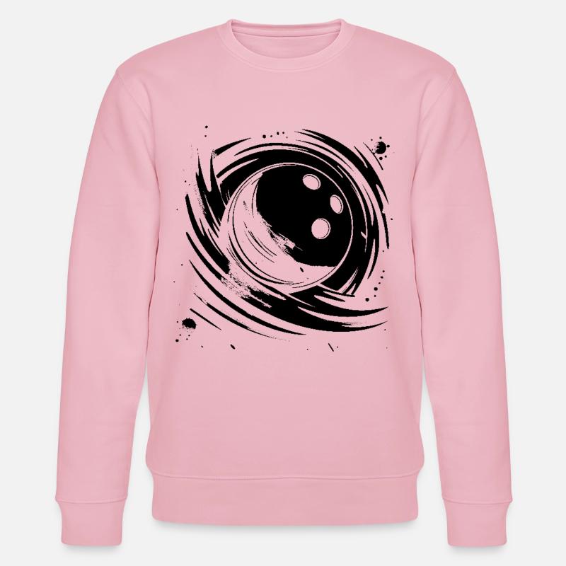 Graphiques de bowling - Sweat bio CHANGER Stanley/Stella Unisexe - rose pâle