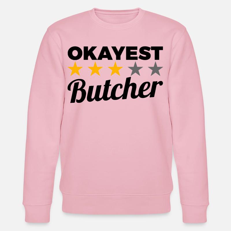 Durchschnittlicher Fleischer - Stanley/Stella Unisex Bio-Sweatshirt CHANGER  - Hellrosa