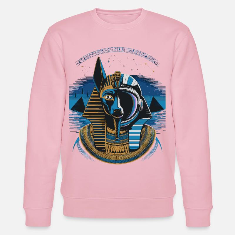 Conception hybride Anubis céleste - Sweat bio CHANGER Stanley/Stella Unisexe - rose pâle