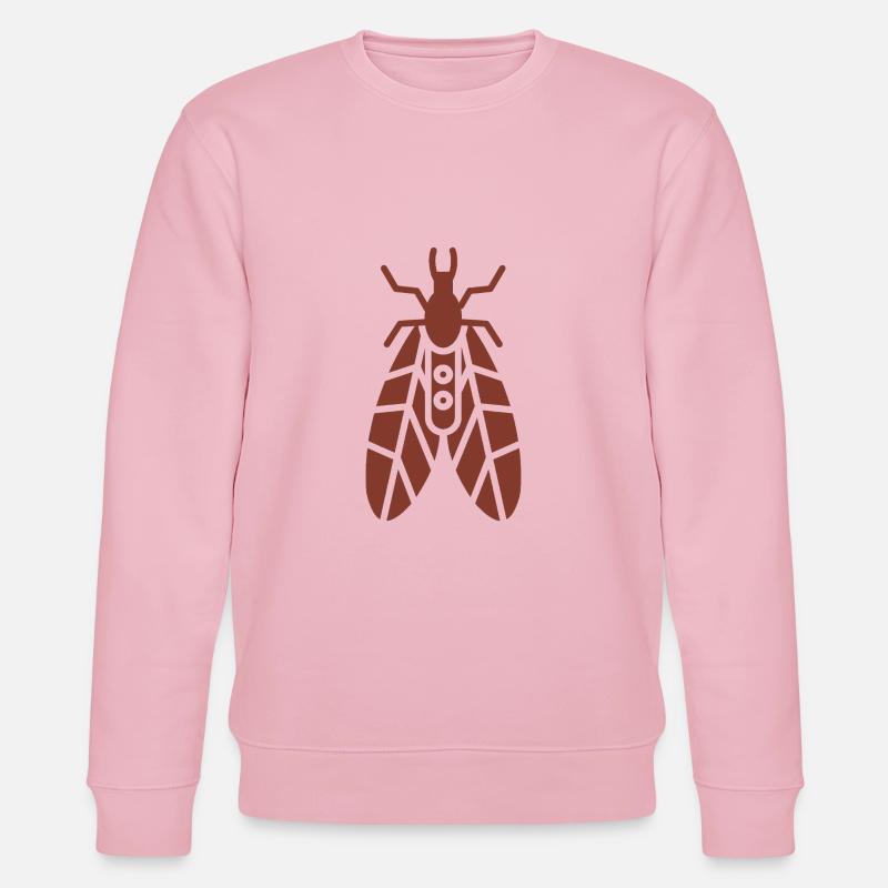 Zerbrechliche Köcherfliege - Stanley/Stella Unisex Bio-Sweatshirt CHANGER  - Hellrosa