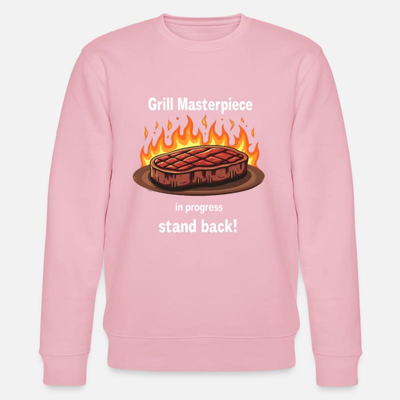 Grill Masterpiece in Progress - Stanley/Stella Unisex Bio-Sweatshirt CHANGER  - Hellrosa