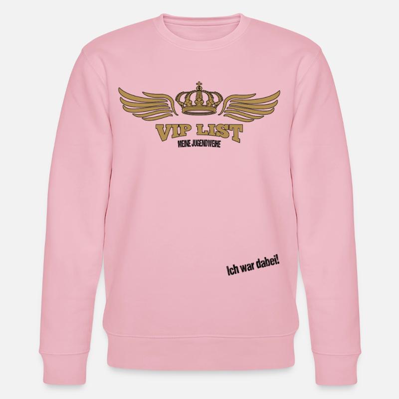 Jugendweihe Gästebuch - Jugendweihe 2026 - Stanley/Stella Unisex Bio-Sweatshirt CHANGER  - Hellrosa