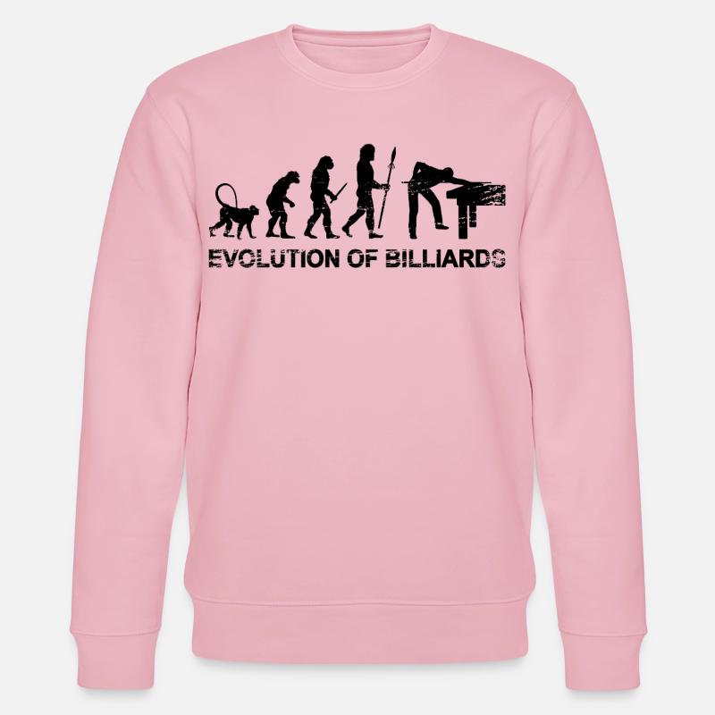 Billard Evolution - Sweat bio CHANGER Stanley/Stella Unisexe - rose pâle