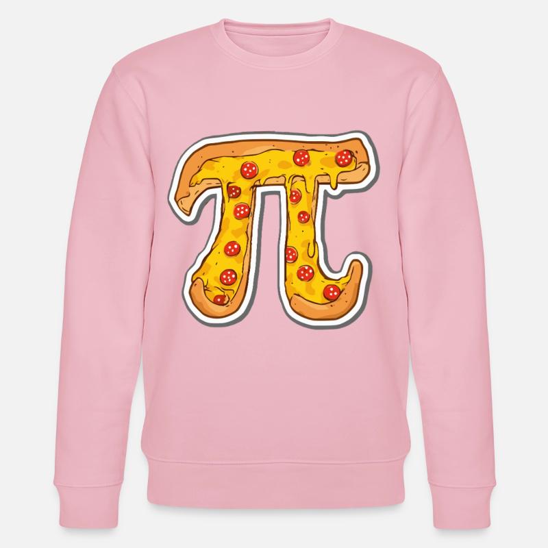 Pizza Pi Symbol - Stanley/Stella Unisex Bio-Sweatshirt CHANGER  - Hellrosa