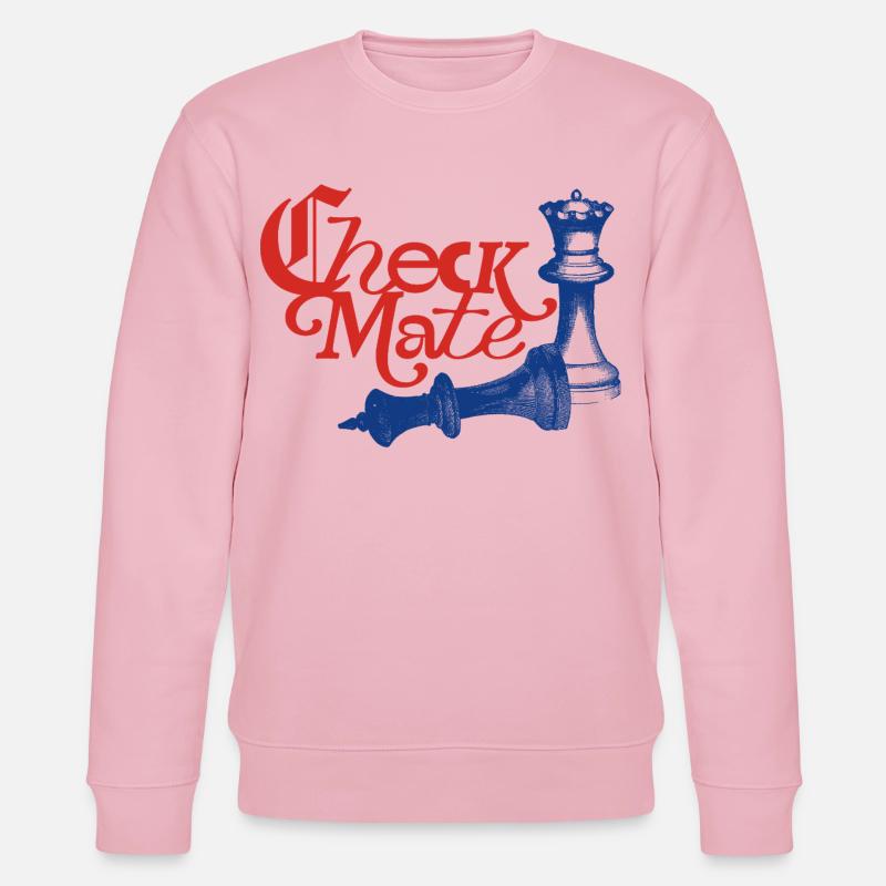 Check Mate Statement - Stanley/Stella Unisex Bio-Sweatshirt CHANGER  - Hellrosa