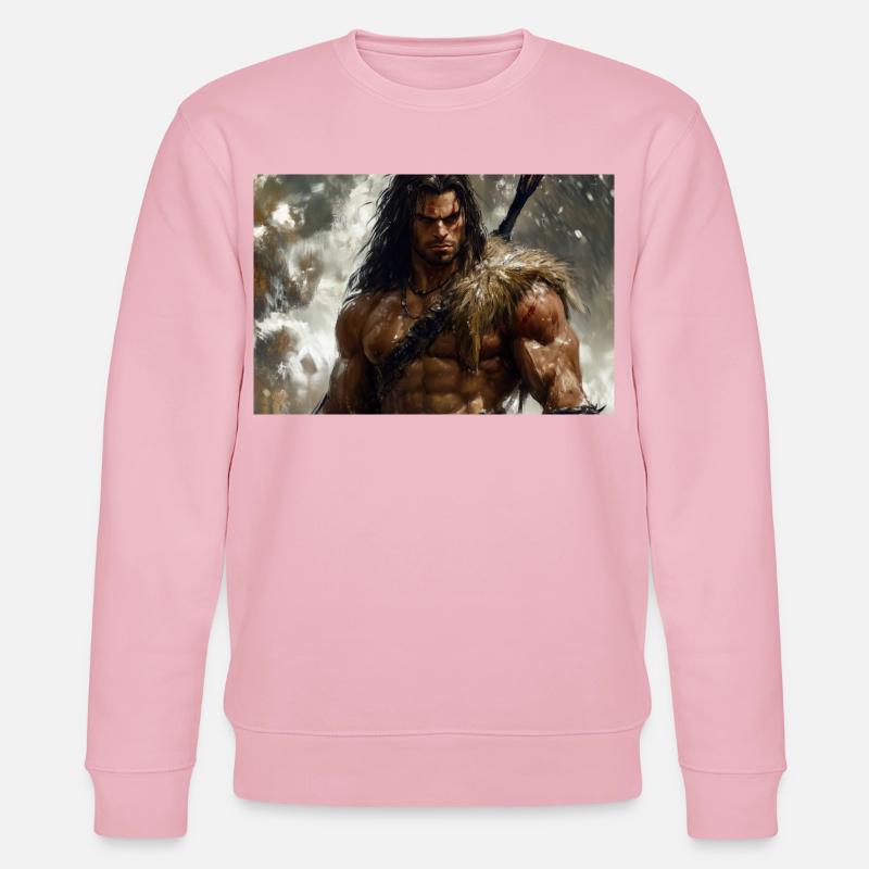 Poster Illustration Conan le Cimmérien - Sweat bio CHANGER Stanley/Stella Unisexe - rose pâle