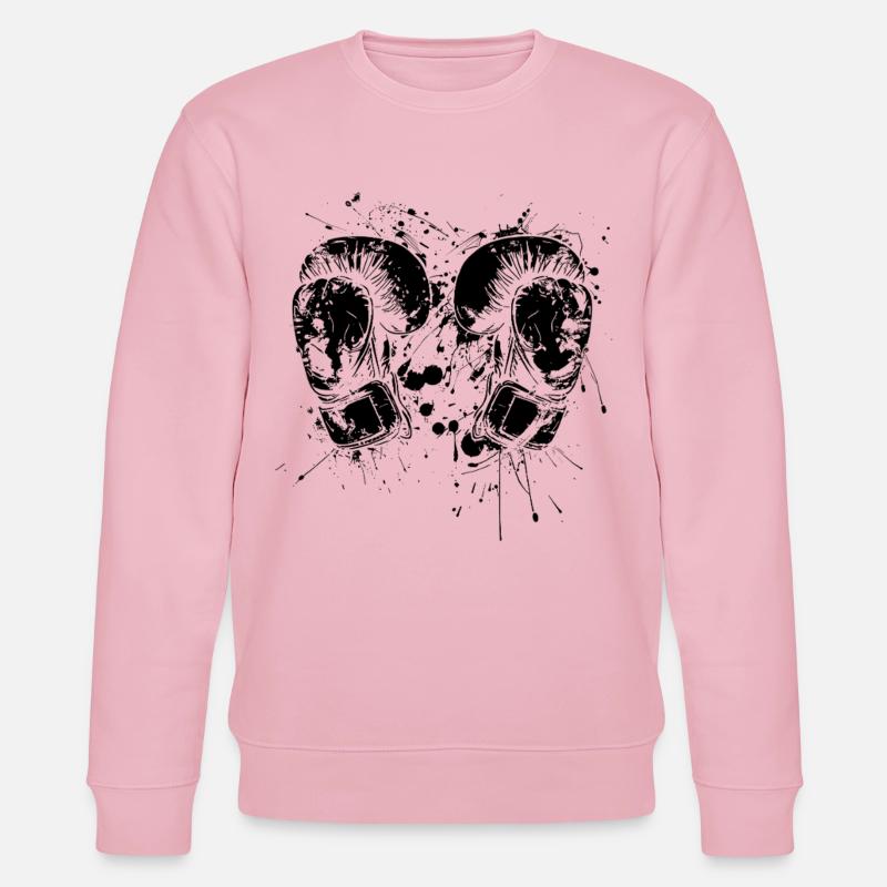 Kickboxhandschuhe Graffiti - Stanley/Stella Unisex Bio-Sweatshirt CHANGER  - Hellrosa