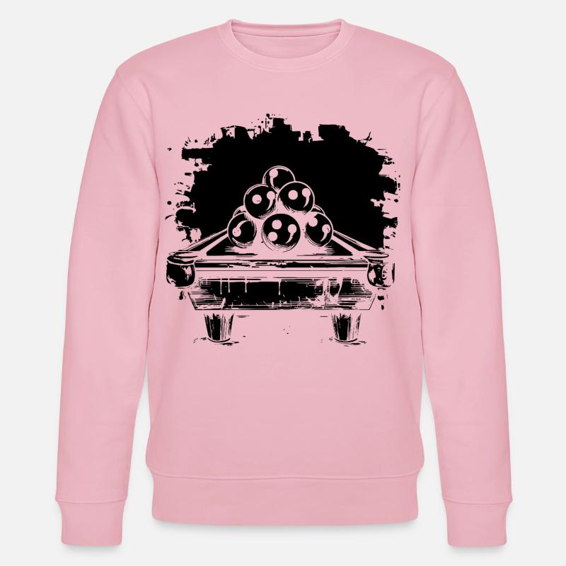 Billard Comic Look - Stanley/Stella Unisex Bio-Sweatshirt CHANGER  - Hellrosa