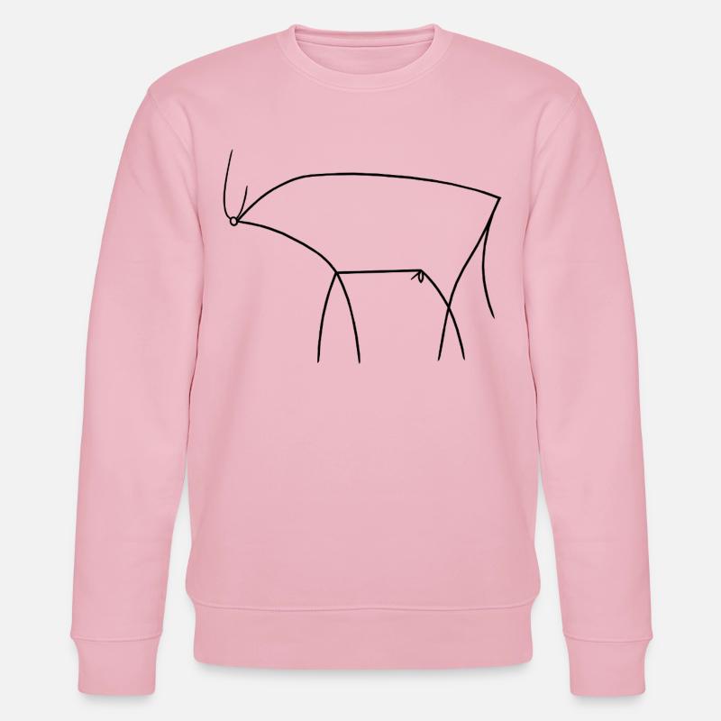 Stier - Stanley/Stella Unisex Bio-Sweatshirt CHANGER  - Hellrosa