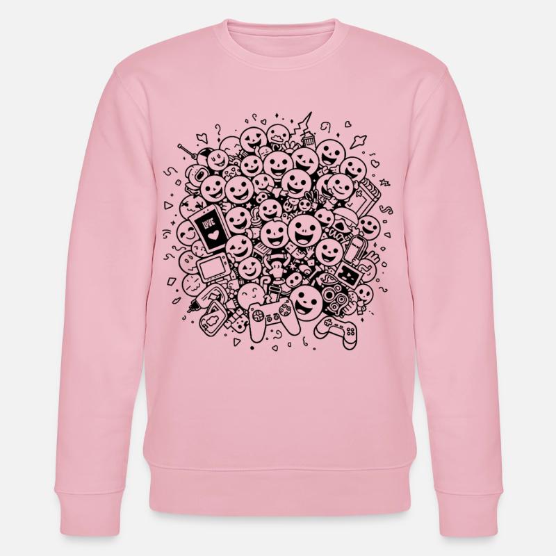 Zocker Generation - Stanley/Stella Unisex Bio-Sweatshirt CHANGER  - Hellrosa