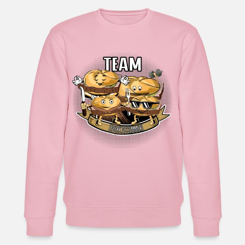 Team Leberkassemmel – Snack Squad! - Stanley/Stella Unisex Bio-Sweatshirt CHANGER - Hellrosa