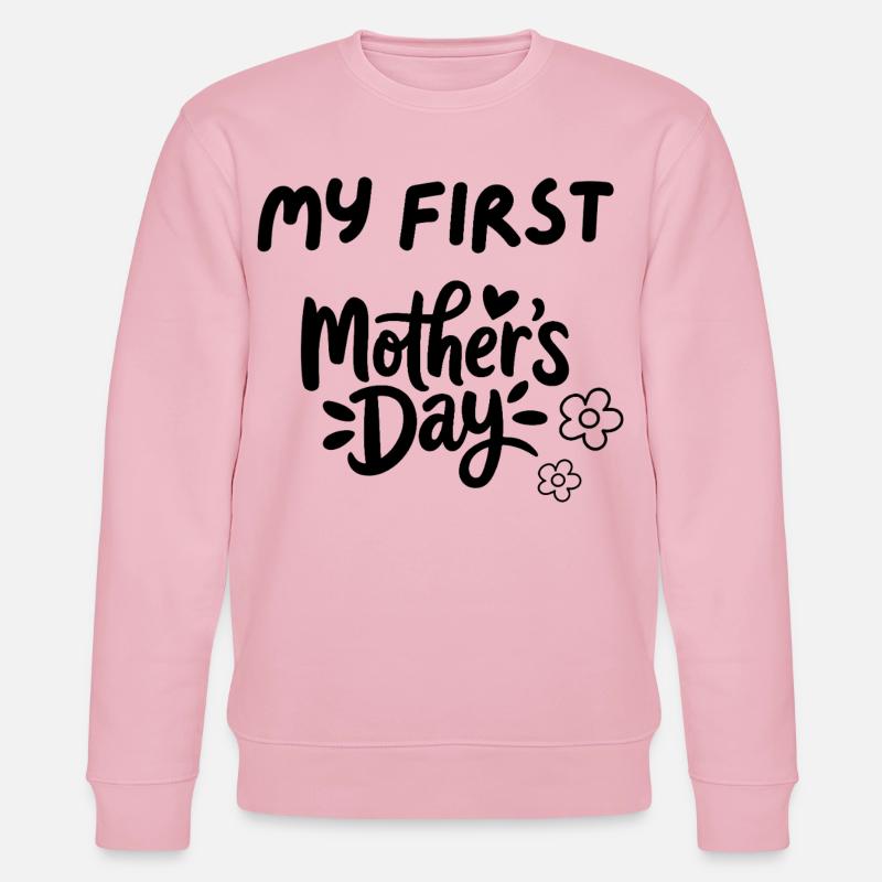 my first mothers day - Stanley/Stella Unisex Bio-Sweatshirt CHANGER - Hellrosa