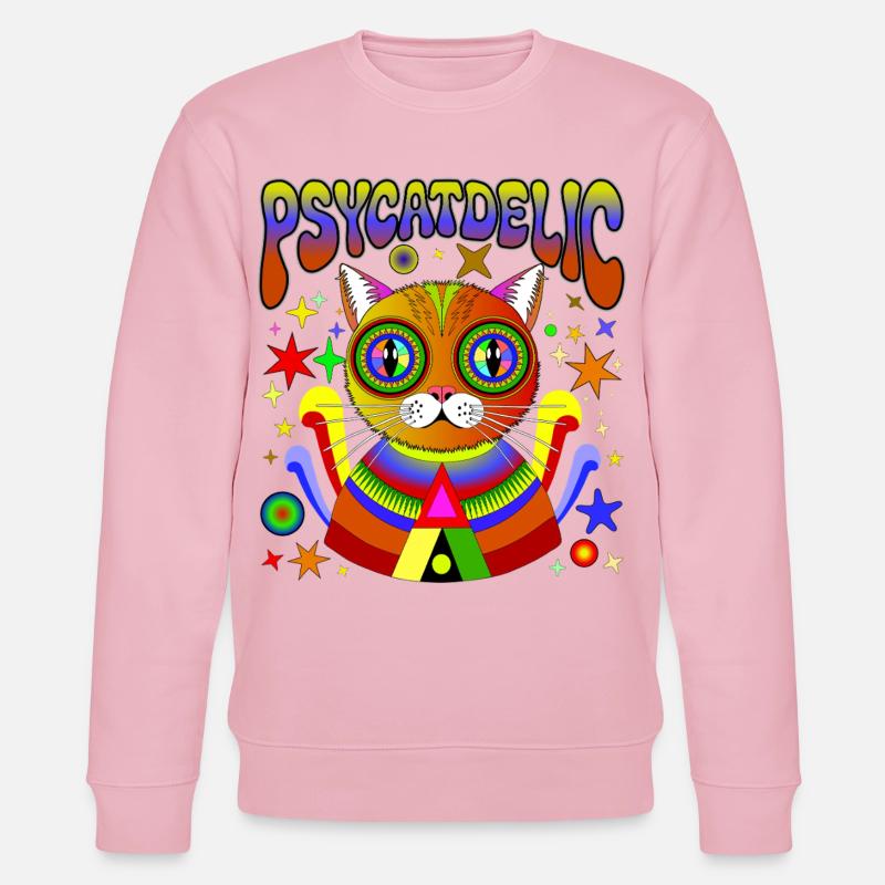 PSYCATDELIC - Stanley/Stella Unisex Bio-Sweatshirt CHANGER  - Hellrosa