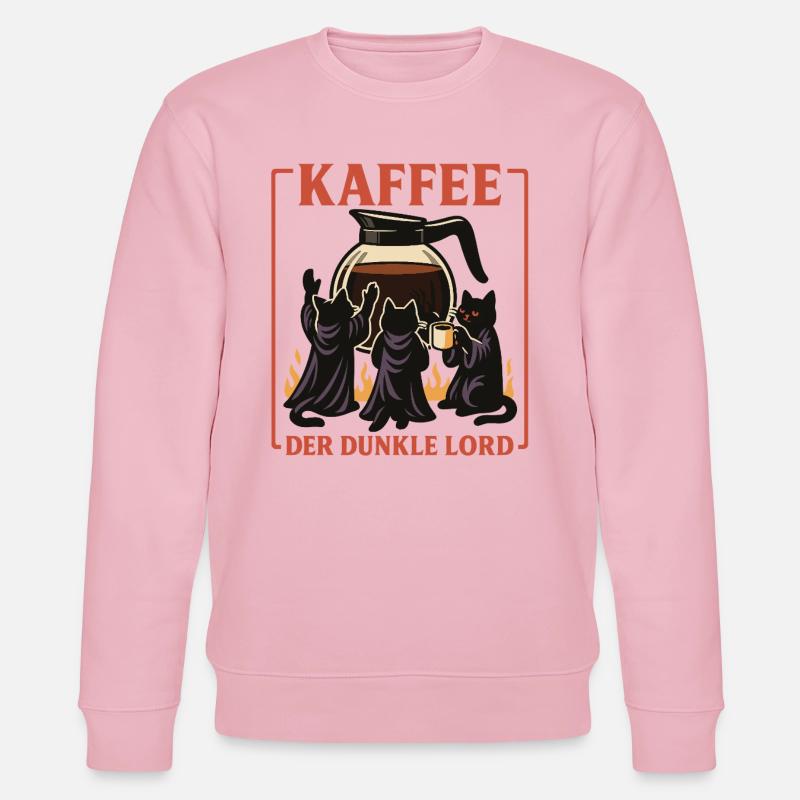 Kaffee Der Dunkle Lord - Stanley/Stella Unisex Bio-Sweatshirt CHANGER  - Hellrosa