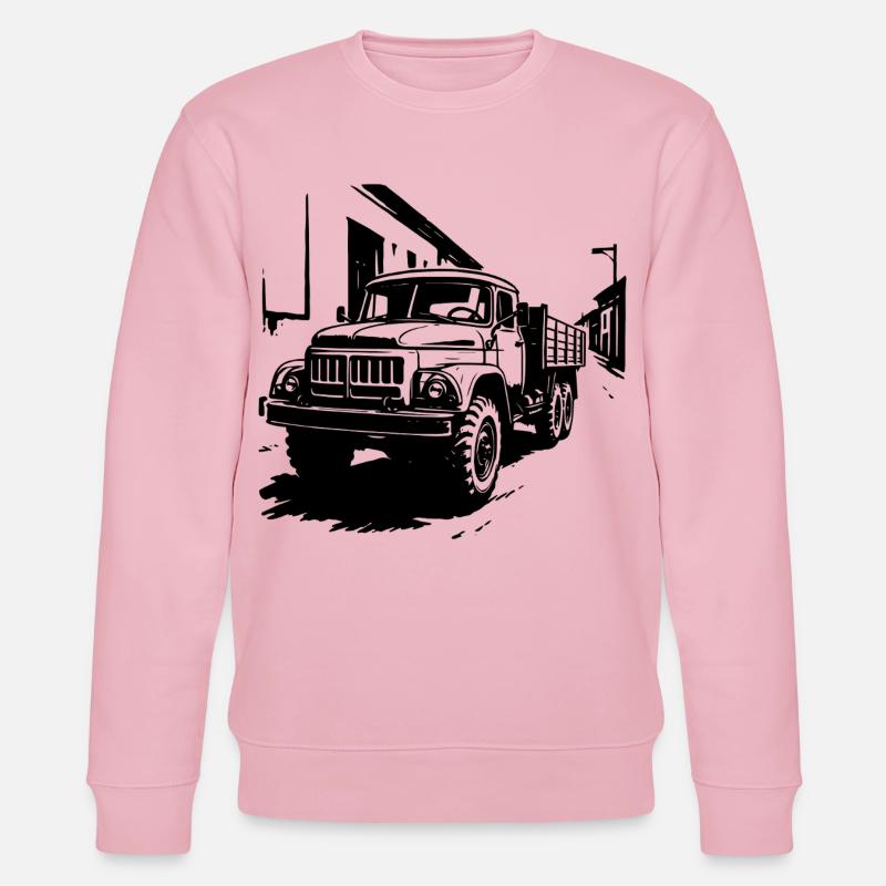 ZIL – Kraft auf Rädern - Stanley/Stella Unisex Bio-Sweatshirt CHANGER - Hellrosa