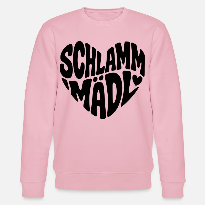 Schlamm Mädl  - Stanley/Stella Unisex Bio-Sweatshirt CHANGER  - Hellrosa