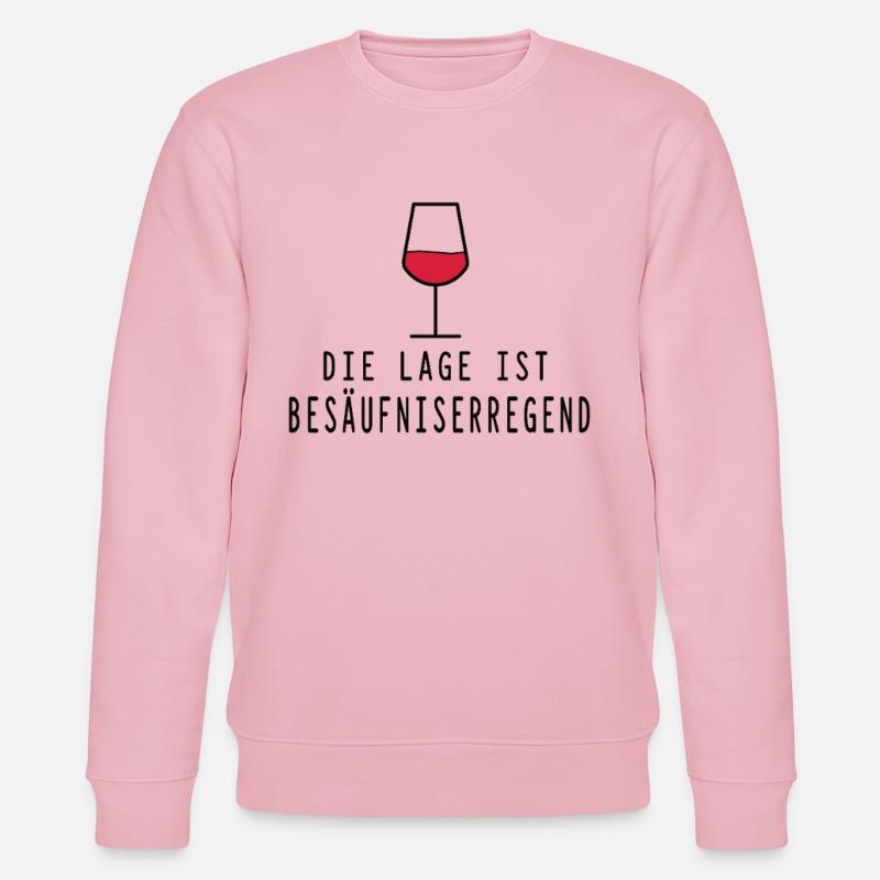 Lage besäufniserregend - Stanley/Stella Unisex Bio-Sweatshirt CHANGER  - Hellrosa