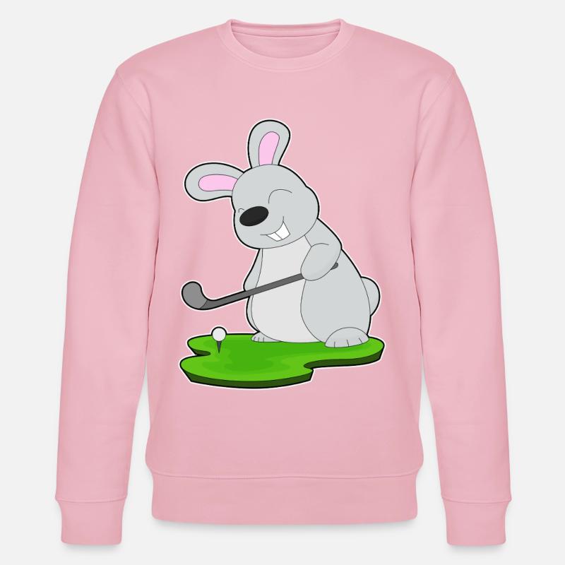 Rabbit Golf Golf Clubs - Sweat bio CHANGER Stanley/Stella Unisexe - rose pâle