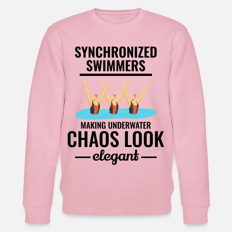 Conception du trio de nage synchronisée - Sweat bio CHANGER Stanley/Stella Unisexe - rose pâle