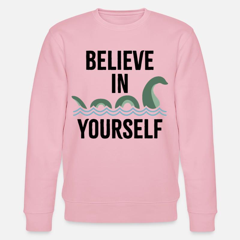 an sich selbst glauben - Stanley/Stella Unisex Bio-Sweatshirt CHANGER  - Hellrosa