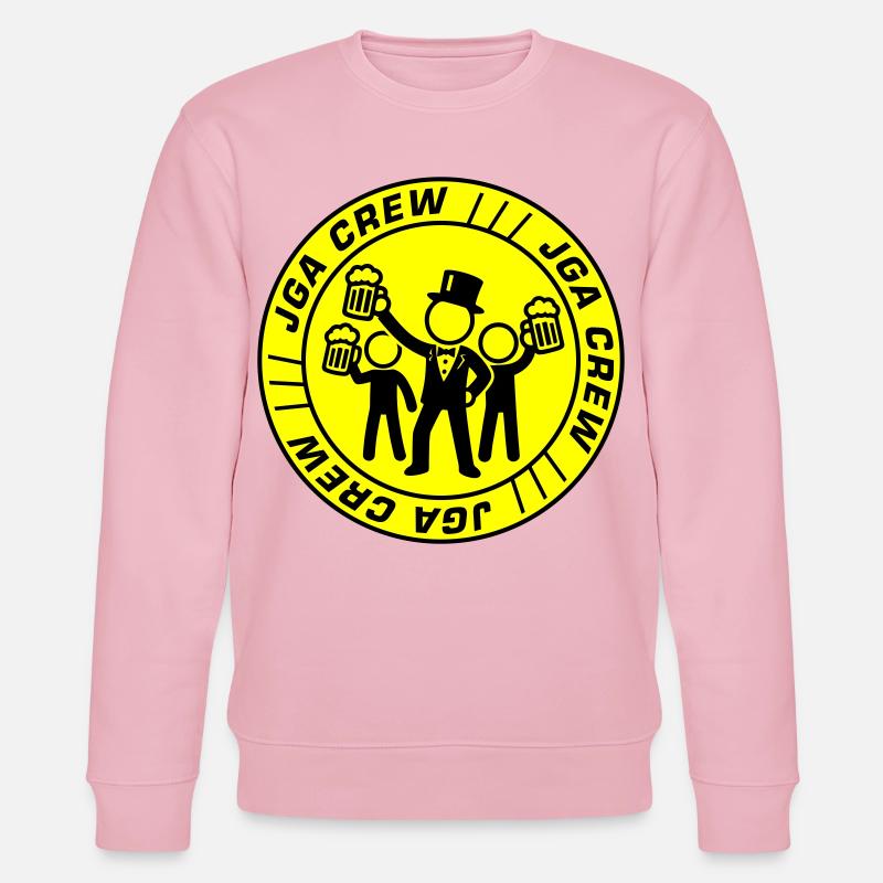 JGA Crew Logo Design - Stanley/Stella Unisex Bio-Sweatshirt CHANGER  - Hellrosa