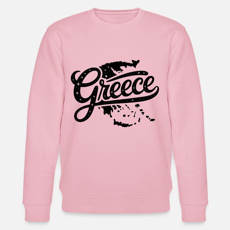 Grèce - Conception de souvenirs - Sweat bio CHANGER Stanley/Stella Unisexe - rose pâle