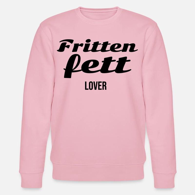 Frittenfett Lover - Stanley/Stella Unisex Bio-Sweatshirt CHANGER  - Hellrosa