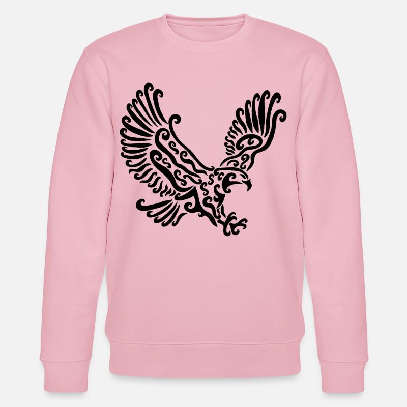 Black Eagle - Stanley/Stella CHANGER Unisex Organic Sweatshirt - cotton pink