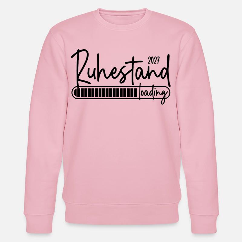 Retirement 2027 loading - Stanley/Stella CHANGER Unisex Organic Sweatshirt - cotton pink