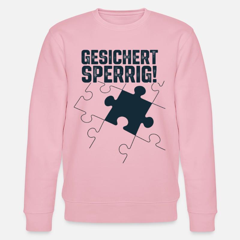 Gesichert Sperrig – Urban Puzzle Statement - Stanley/Stella Unisex Bio-Sweatshirt CHANGER  - Hellrosa