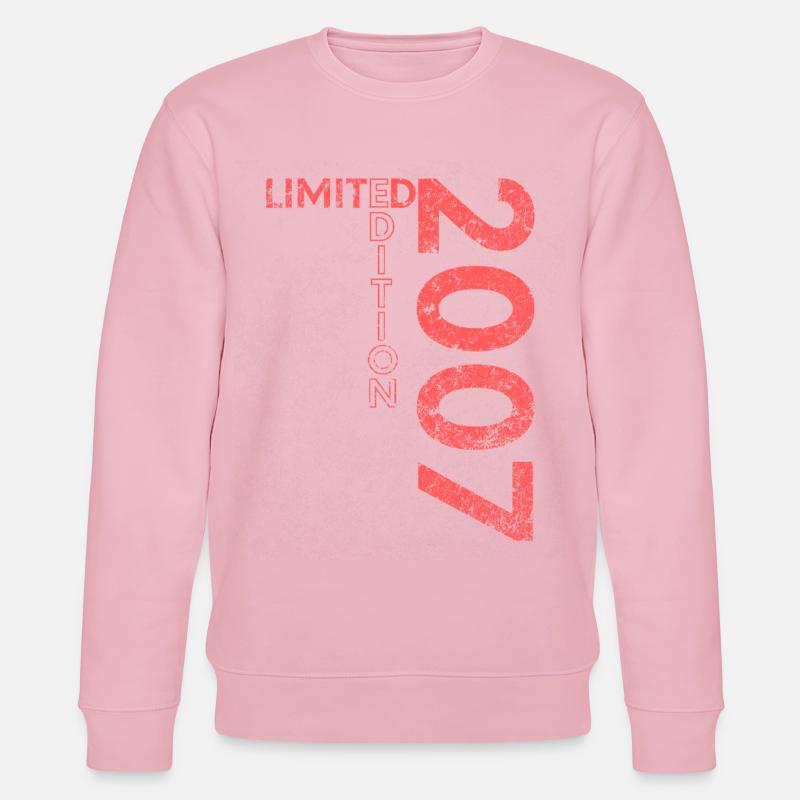 Édition Limitée 2007 18ème Cadeau d’Anniversaire - Sweat bio CHANGER Stanley/Stella Unisexe - rose pâle