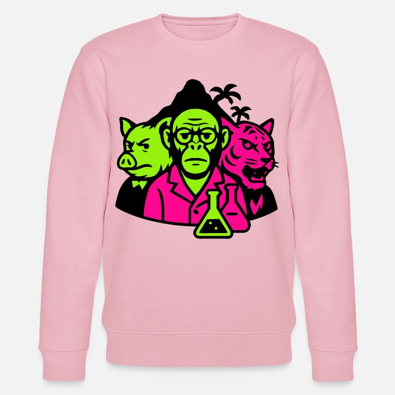 Île étrange - Sweat bio CHANGER Stanley/Stella Unisexe - rose pâle