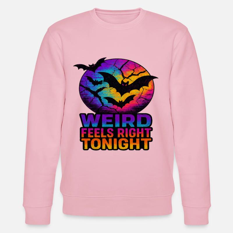 Weirdcore Halloween - Stanley/Stella Unisex Bio-Sweatshirt CHANGER  - Hellrosa