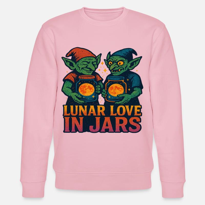 Goblincore Astronomy Goblins - Stanley/Stella Unisex Bio-Sweatshirt CHANGER  - Hellrosa