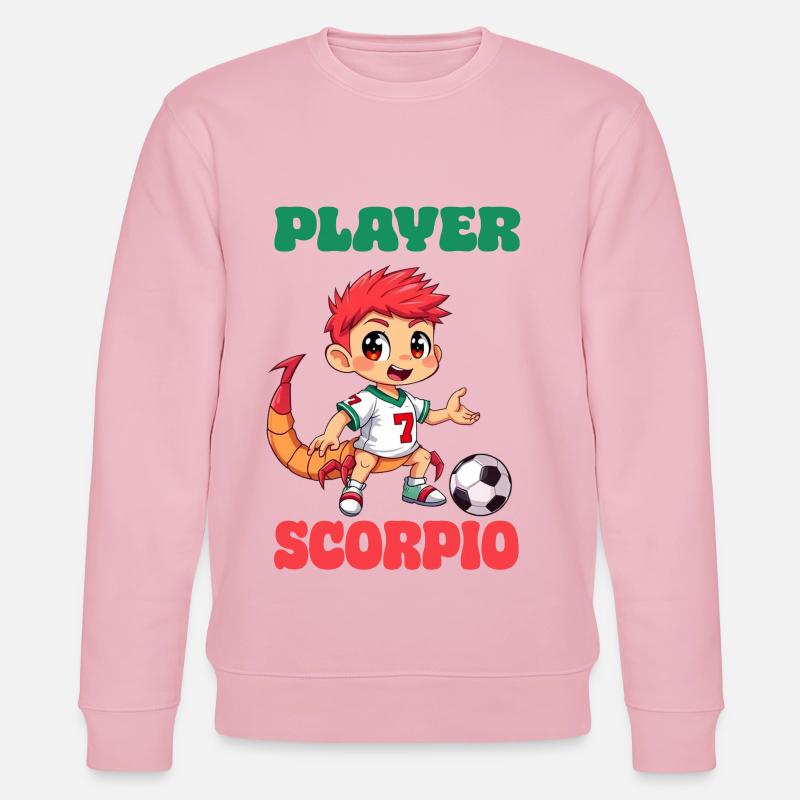 Player Scorpio - Stanley/Stella Unisex Bio-Sweatshirt CHANGER  - Hellrosa
