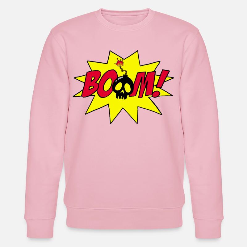 Explosion - Stanley/Stella Unisex Bio-Sweatshirt CHANGER  - Hellrosa