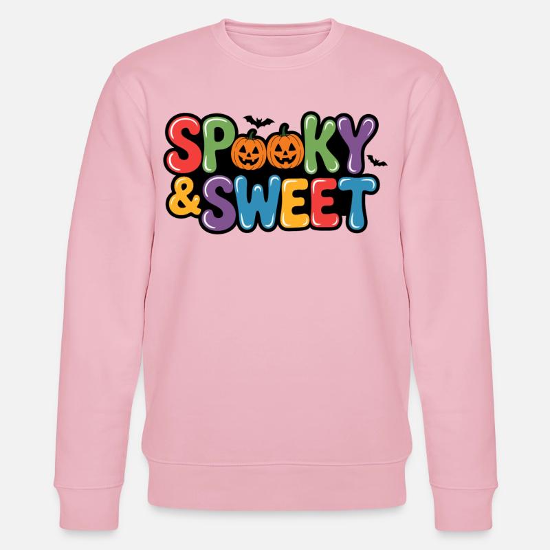 Halloween effrayant et doux - Sweat bio CHANGER Stanley/Stella Unisexe - rose pâle