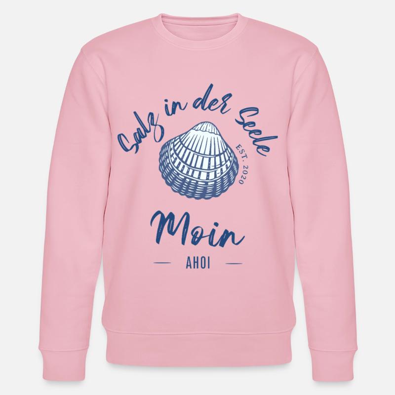 Le sel dans l’âme | Maritmes Design - Sweat bio CHANGER Stanley/Stella Unisexe - rose pâle
