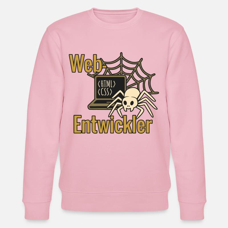 Web Developer - Halloween 2025 - Stanley/Stella CHANGER Unisex Organic Sweatshirt - cotton pink