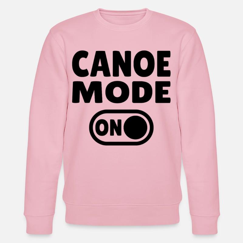 Mode canoë activé - Sweat bio CHANGER Stanley/Stella Unisexe - rose pâle