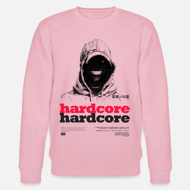 Texte hardcore - Sweat bio CHANGER Stanley/Stella Unisexe - rose pâle