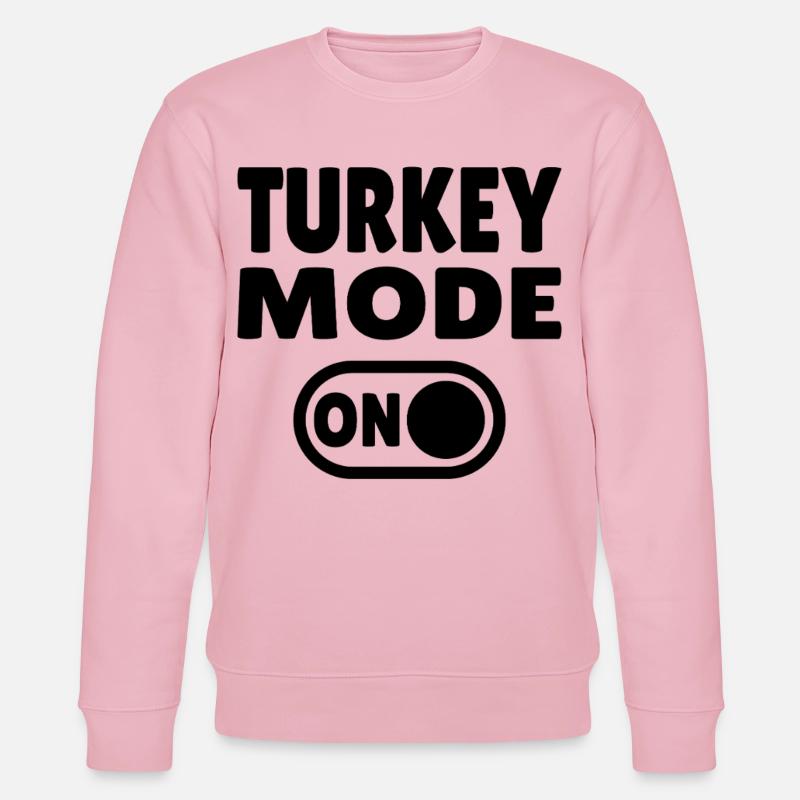 Mode dinde activé - Sweat bio CHANGER Stanley/Stella Unisexe - rose pâle