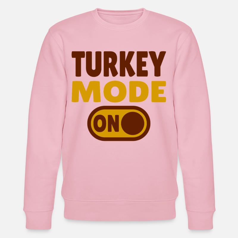 Mode dinde activé - Sweat bio CHANGER Stanley/Stella Unisexe - rose pâle