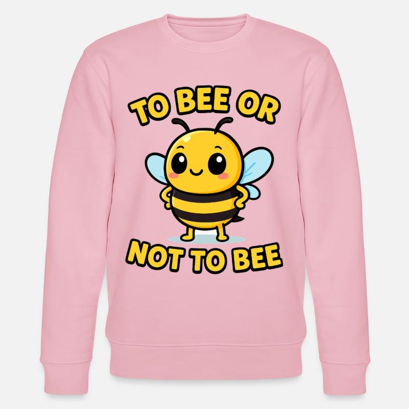 Biene oder nicht Biene - Stanley/Stella Unisex Bio-Sweatshirt CHANGER  - Hellrosa