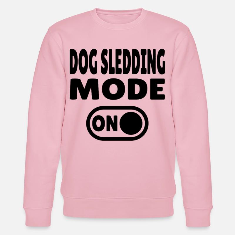 Dog Sledding Mode ON - Schlittenhund - Stanley/Stella Unisex Bio-Sweatshirt CHANGER  - Hellrosa