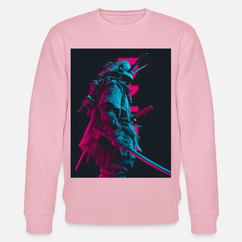 Samurai im Schatten - Stanley/Stella Unisex Bio-Sweatshirt CHANGER  - Hellrosa