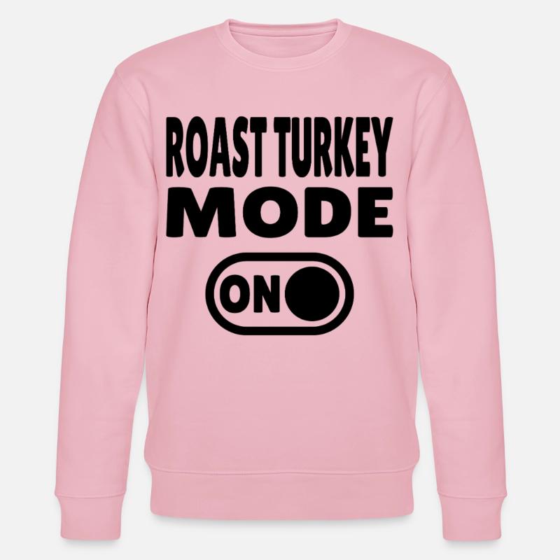 Mode dinde rôtie activé - Sweat bio CHANGER Stanley/Stella Unisexe - rose pâle